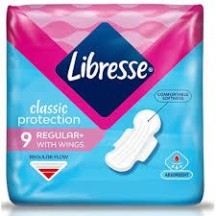 ► Прокладки гігієнічні Libresse Classic Protection Regular+ 9 шт • Краща ціна в Борисполі, Воронькові • Купити в магазині ПРО100