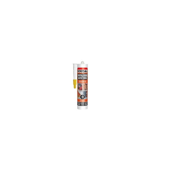 Клей монтажний SOUDAL Clear Fix прозорий 280 мл