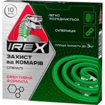 ► Спіраль Irex від комарів 10 шт • Краща ціна в Борисполі, Воронькові • Купити в магазині ПРО100БУД