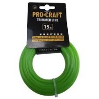 ► Ліска для тримера 3,5 мм х 15 м PROCRAFT • Краща ціна в Борисполі, Воронькові • Купити в магазині ПРО100БУД