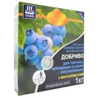 ► Добриво Yara для чорниці, журавлини та інших кислолюбних 1 кг • Краща ціна в Борисполі, Воронькові • Купити в магазині ПРО100Б