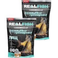 ► Прикормка Real Fish Лящ (кориця-ваніль) 1кг • Краща ціна в Борисполі, Воронькові • Купити в магазині ПРО100БУД