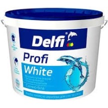 ► Фарба латексна TM Delfi для стін та стель 4,2 кг Profi White • Краща ціна в Борисполі, Воронькові • Купити в магазині ПРО100БУ