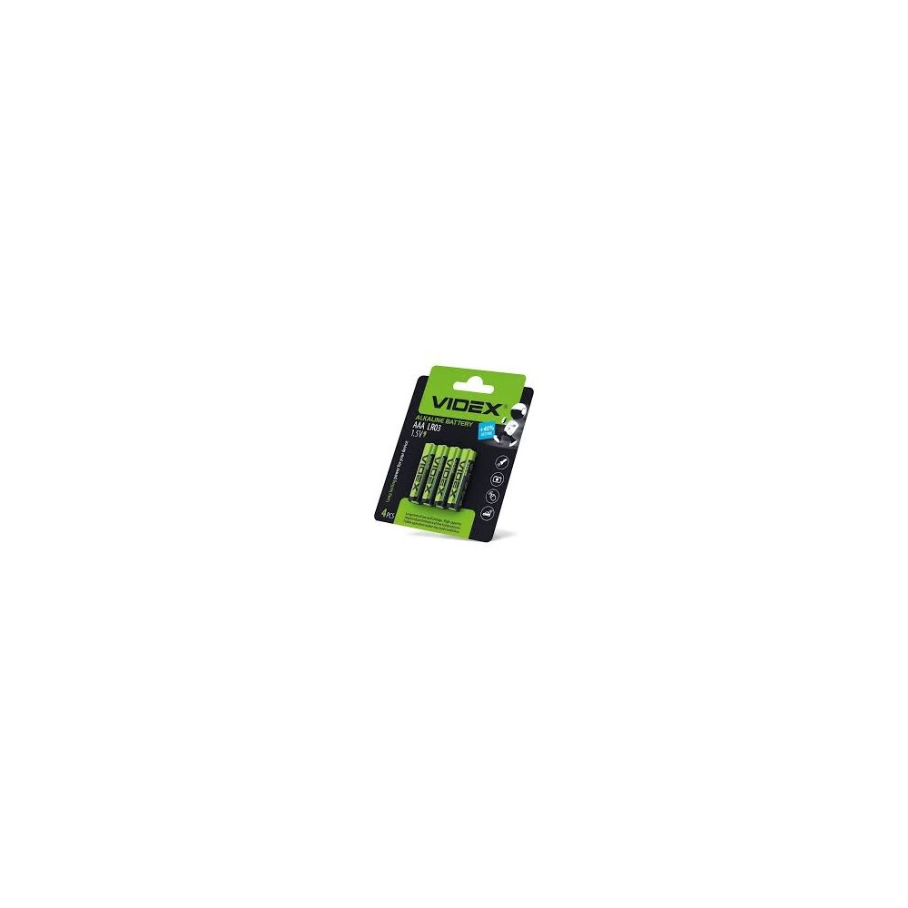 Батарейки VIDEX Alkaline LR03