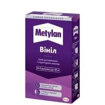 ► Клей для шпалер Metylan вініл 300 г • Краща ціна в Борисполі, Воронькові • Купити в магазині ПРО100БУД