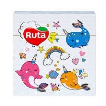 ► Серветки паперові Ruta Art 20 шт • Краща ціна в Борисполі, Воронькові • Купити в магазині ПРО100БУД