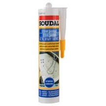 ► Герметик SOUDAL нейтральний санітарний прозорий 280 мл • Краща ціна в Борисполі, Воронькові • Купити в магазині ПРО100БУД