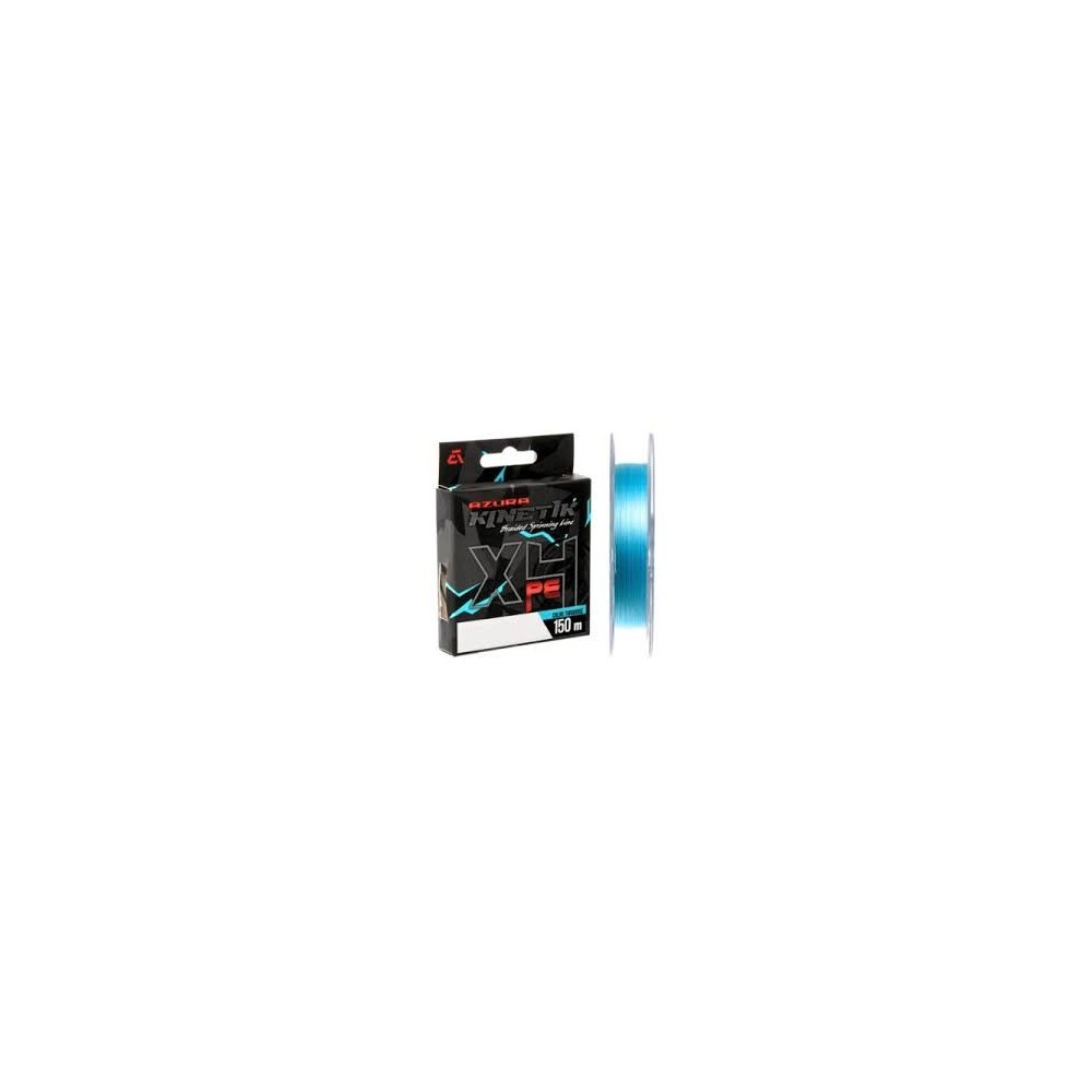 ► Шнур Azura Kinetik X4 150m №1.0 - 0,165mm 6,8kg - 15lb Turquoise, KX4-10 • Краща ціна в Борисполі, Воронькові • Купити в магаз