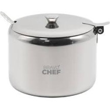 ► Цукорниця Bravo Chef  з ложкою 8,5 см • Краща ціна в Борисполі, Воронькові • Купити в магазині ПРО100БУД