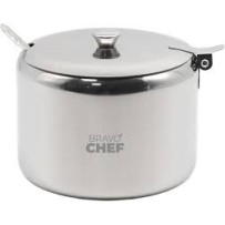 ► Цукорниця Bravo Chef  з ложкою 8,5 см • Краща ціна в Борисполі, Воронькові • Купити в магазині ПРО100БУД