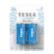 ► Батарейки TESLA BLUE LR14, 2 шт • Краща ціна в Борисполі, Воронькові • Купити в магазині ПРО100БУД