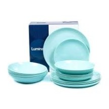 ► Набір посуду Luminarc Diwali  Light Turquoise 18 пр • Краща ціна в Борисполі, Воронькові • Купити в магазині ПРО100БУД