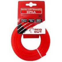 ► Ліска для тримера 2,4 мм х 15 м кручений прямокутник Red Cut • Краща ціна в Борисполі, Воронькові • Купити в магазині ПРО100БУ