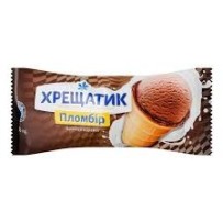 ► Морозиво Хрещатик пломбір 12 % шок, в ваф.ст. 100 г • Краща ціна в Борисполі, Воронькові • Купити в магазині ПРО100БУД