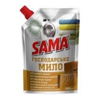 ► Мило господарське рідке SAMA 1500 г • Краща ціна в Борисполі, Воронькові • Купити в магазині ПРО100БУД
