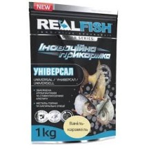 ► Прикормка Real Fish Універсал (ваніль- карамель) 1кг • Краща ціна в Борисполі, Воронькові • Купити в магазині ПРО100БУД