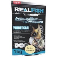 Прикормка Real Fish Універсал (ваніль- карамель) 1кг