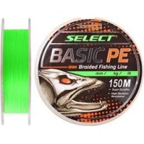 ► Шнур Select Basic PE 150м 0.18мм 22lb/ 9.9кг (салатовий) • Краща ціна в Борисполі, Воронькові • Купити в магазині ПРО100БУД
