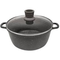 ► Каструля Santaremo Grey Rock 24 см 4,1 л • Краща ціна в Борисполі, Воронькові • Купити в магазині ПРО100БУД
