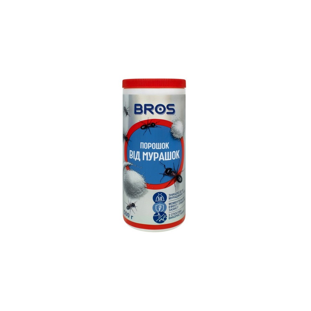 ► Порошок від мурах Bros 500 г • Краща ціна в Борисполі, Воронькові • Купити в магазині ПРО100БУД