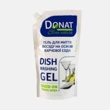 ► Гель для миття посуду Donat 1 л дой-пак • Краща ціна в Борисполі, Воронькові • Купити в магазині ПРО100БУД