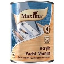 ► Лак Яхтовий поліуретан-акриловий MAXIMA 0,75 л глянець • Краща ціна в Борисполі, Воронькові • Купити в магазині ПРО100БУД