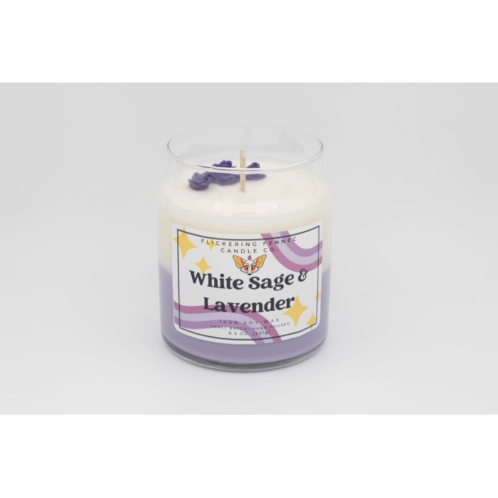 Свічка ароматична White Sage Lavander