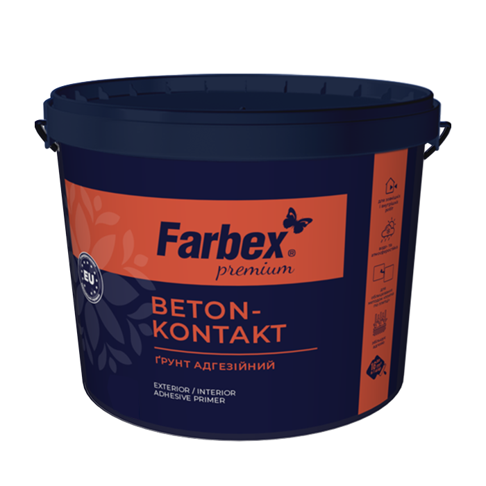 Грунт адгезійний "Бетон-контакт" ТМ Farbex 1,4 кг