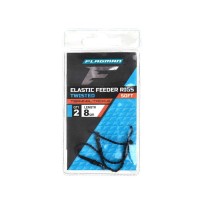 Фiдерне вiдведення для повідця еластична скрутка Elastic Twisted Feeder Rigs SOFT 8сm 2шт