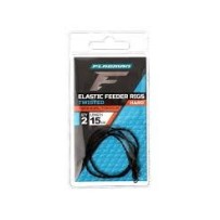 Фiдерне вiдведення для повідця еластична скрутка Elastic Twisted Feeder Rigs SOFT 14сm 2шт, FLEFRS14