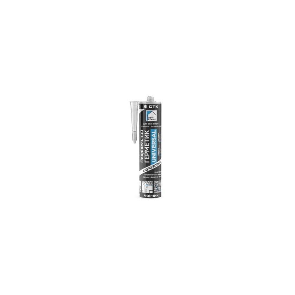Герметик для покрівлі Aqua Protect Universal 310 мл чорний