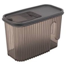 ► Ємність HEREVIN DRY FOOD GREY 1.2 л • Краща ціна в Борисполі, Воронькові • Купити в магазині ПРО100БУД