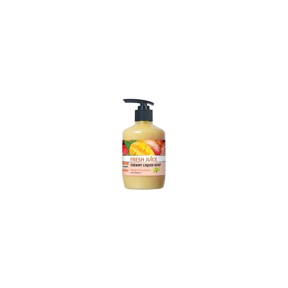 ► Рідке мило Fresh Juice Манго та карамбола 460 мл  • Краща ціна в Борисполі, Воронькові • Купити в магазині ПРО100БУД