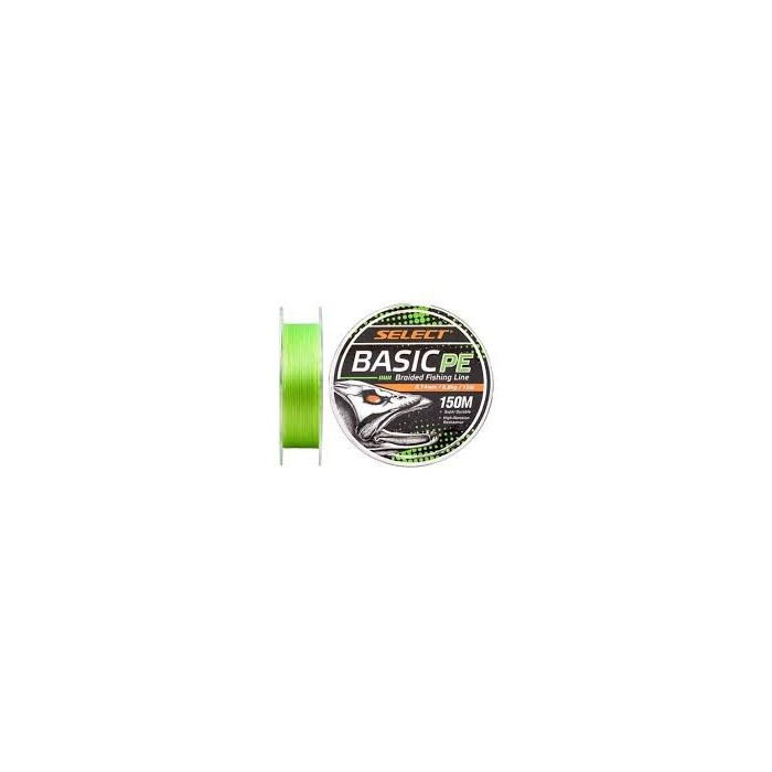 Шнур Select Basic PE 150м 14мм 15lb/ 6,8кг (зелений)