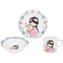 ► Набір посуду дитячого Limited Edition FAIRY 3 пр • Краща ціна в Борисполі, Воронькові • Купити в магазині ПРО100БУД