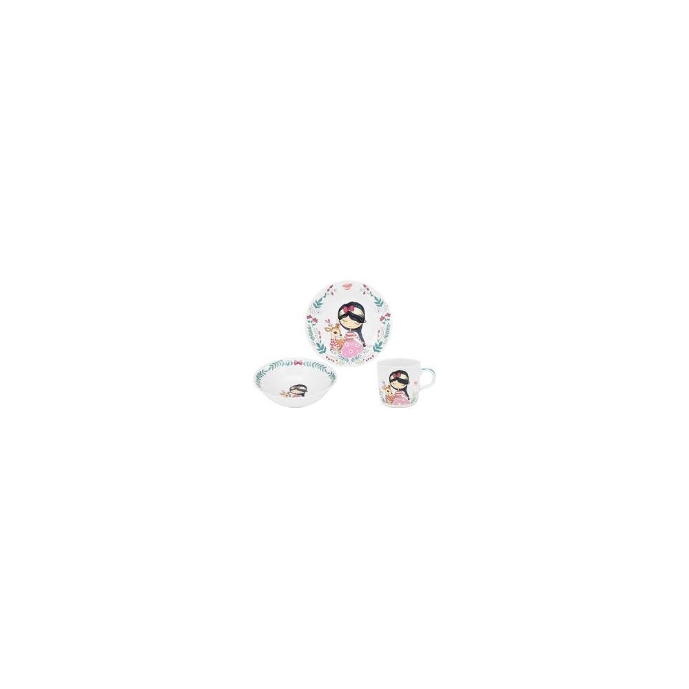 ► Набір посуду дитячого Limited Edition FAIRY 3 пр • Краща ціна в Борисполі, Воронькові • Купити в магазині ПРО100БУД