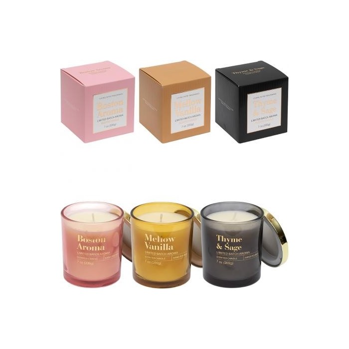 Свічка ароматична Limited Batch Aroma в склянці 9*7см