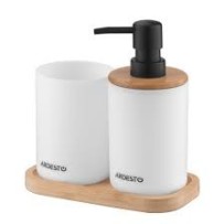 ► Набір для ванної кімнати 3 предмети Ardesto Minimalism • Краща ціна в Борисполі, Воронькові • Купити в магазині ПРО100БУД