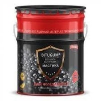 ► Мастика бітумно-каучукова Bitugum 10 кг • Краща ціна в Борисполі, Воронькові • Купити в магазині ПРО100БУД