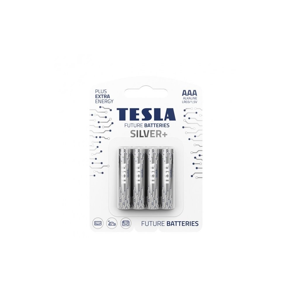 ► Батарейки TESLA SILVER LR03, 4 шт • Краща ціна в Борисполі, Воронькові • Купити в магазині ПРО100БУД