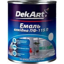 ► Емаль DekArt ПФ-115 яскраво-блакитна  0.9 кг • Краща ціна в Борисполі, Воронькові • Купити в магазині ПРО100БУД