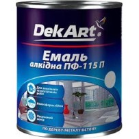 ► Емаль DekArt ПФ-115 яскраво-блакитна  0.9 кг • Краща ціна в Борисполі, Воронькові • Купити в магазині ПРО100БУД