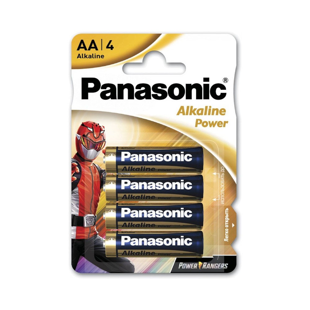 ► Батарейка Panasonic Alkaline Power LR06, 4 шт • Краща ціна в Борисполі, Воронькові • Купити в магазині ПРО100БУД