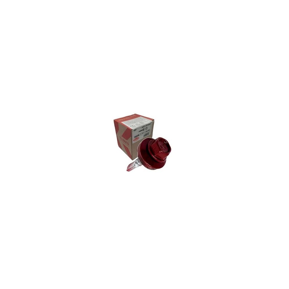 Саморіз покрівельний 4,8 х 19 мм RAL-3005 (250 шт) KLIMAS