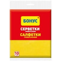 ► Серветки Бонус 10 шт віскозні • Краща ціна в Борисполі, Воронькові • Купити в магазині ПРО100БУД
