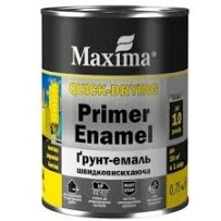 Емаль-грунт Maxima ТМ швидковисихаюча, графіт 0,75 кг