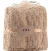 Рушник банний SOHO 35*75см мікроф. Sote Ivory