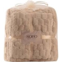 Рушник банний SOHO 35*75см мікроф. Sote Ivory