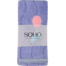 Рушник банний SOHO 25*50см мікроф. Dolrphih Purple 4шт