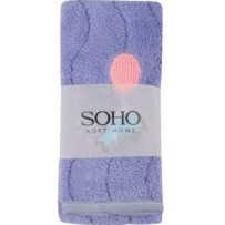 Рушник банний SOHO 25*50см мікроф. Dolrphih Purple 4шт